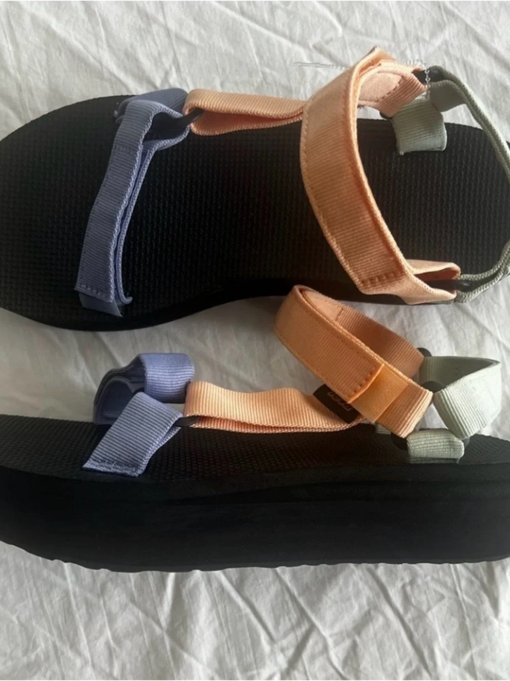 Teva Flatform Universal Sherbert Multi Flatform Sandals Women's Size 11 NWOT
